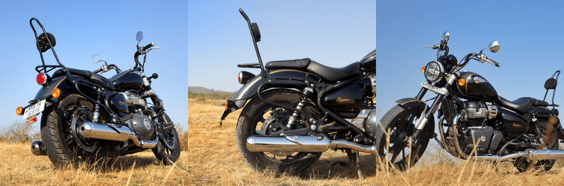 Royal Enfield Super Meteor 650 auto engina Back rest/ Sissy bar - Image 3